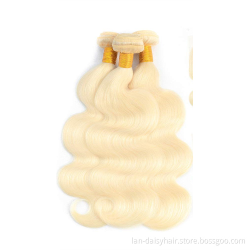 Blonde Bundles 613 Peruvian Hair Body Wave Bundles In Wholesale Deals 100% Human Hair For Woman Remy Hair Extension